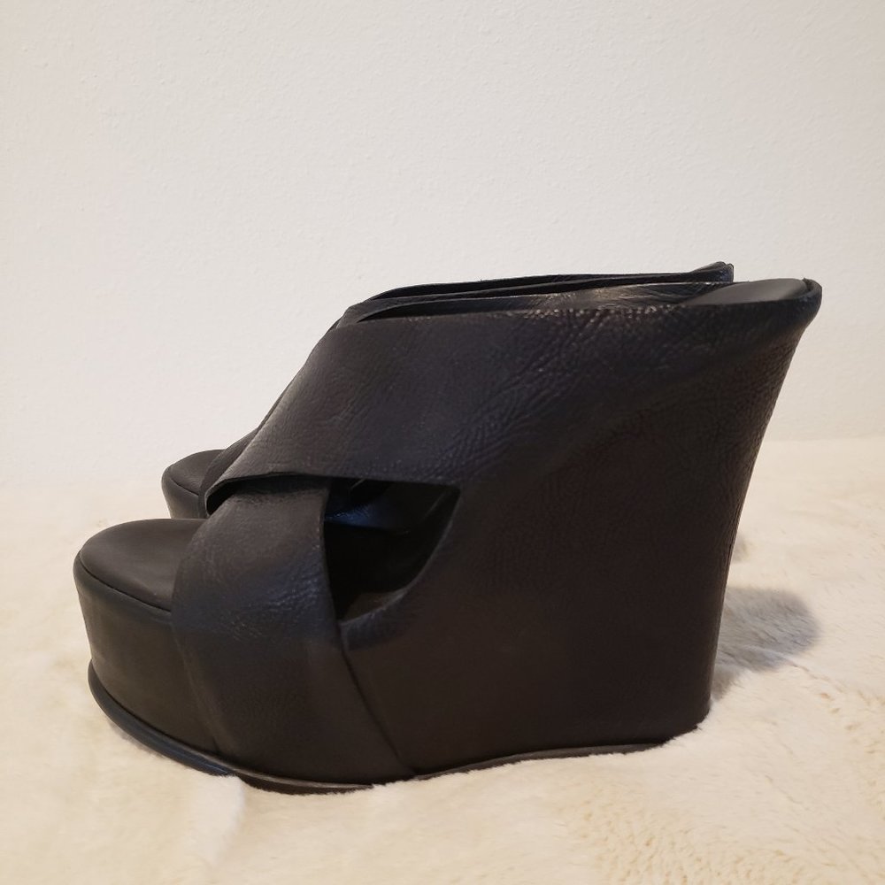 Vera Wang Lavender Wedge Sandals